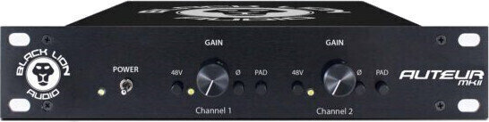 Black Lion Audio Auteur Mk2 Mikrofonní předzesilovač Black Lion Audio