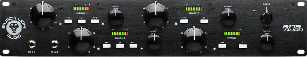 Black Lion Audio B173 Quad Mikrofonní předzesilovač Black Lion Audio