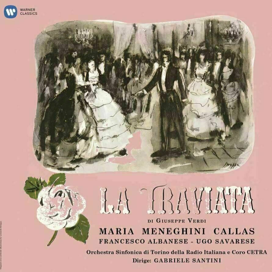 Callas/Albanese/Santini/Turin - Verdi: La Traviata (1953 - Studio Recording) (3 LP) Callas/Albanese/Santini/Turin