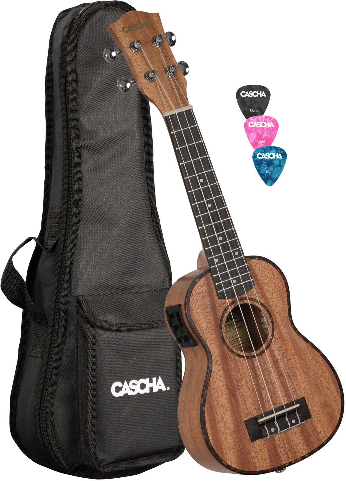 Cascha HH 2026 E Sopránové ukulele Natural Cascha