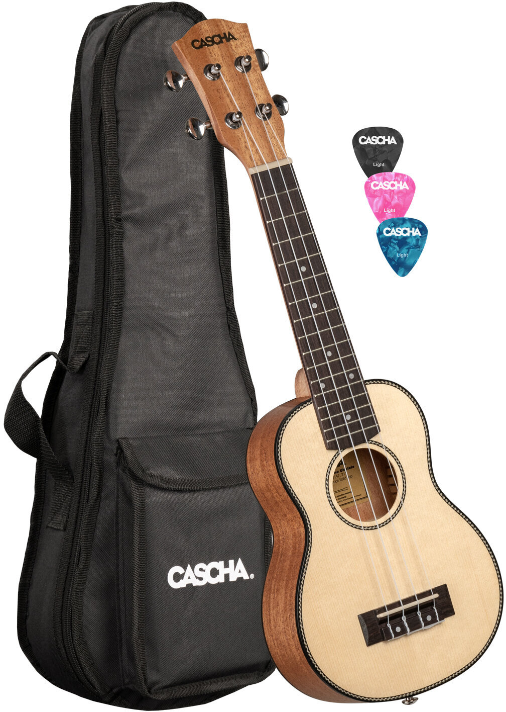 Cascha HH 2148 Sopránové ukulele Natural Cascha