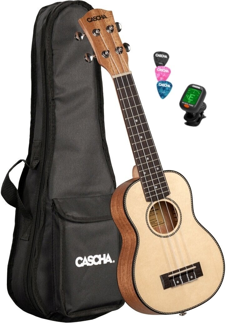 Cascha HH 2149 EN Sopránové ukulele Natural Cascha