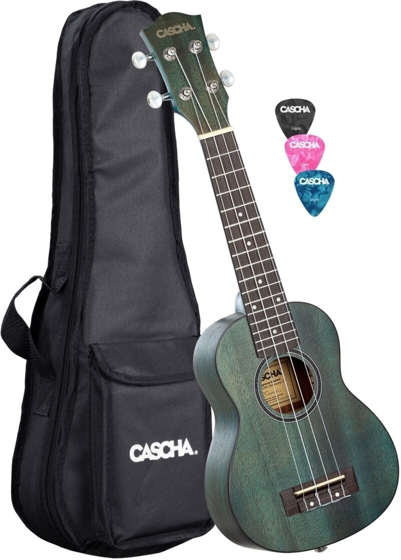 Cascha HH 2264 Premium Sopránové ukulele Aquamarine Cascha