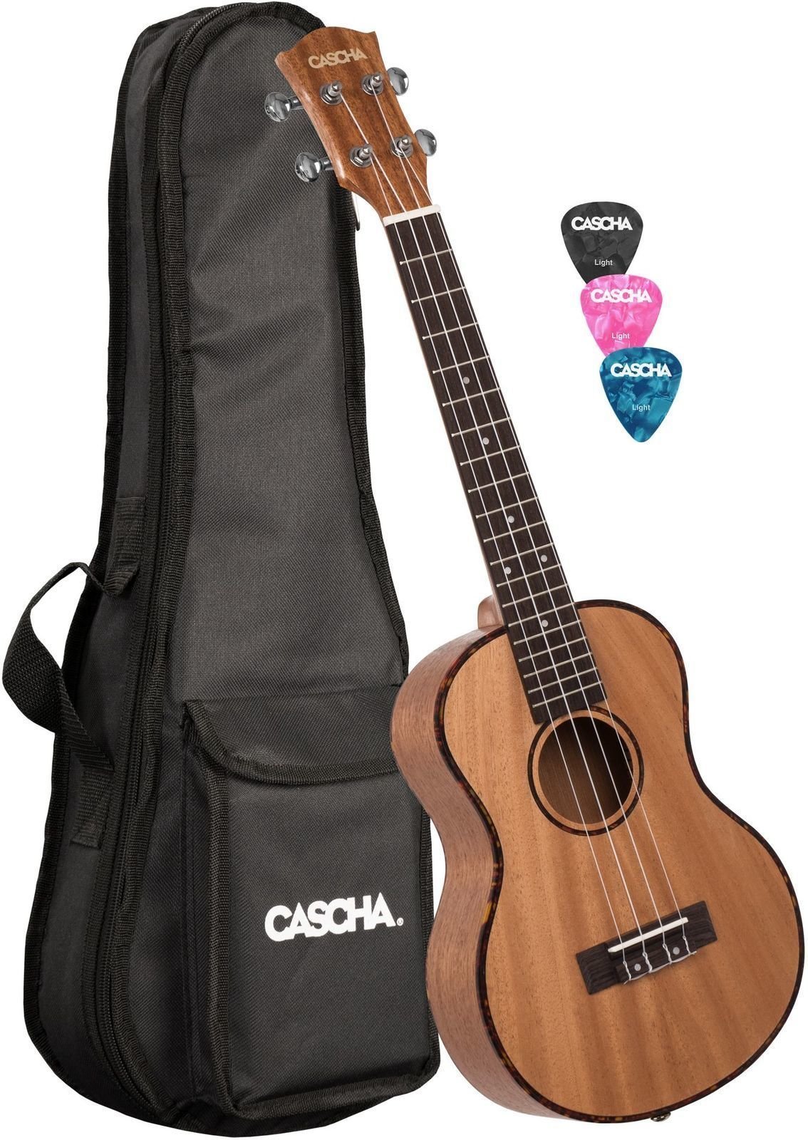 Cascha HH2048 Premium Tenorové ukulele Natural Cascha