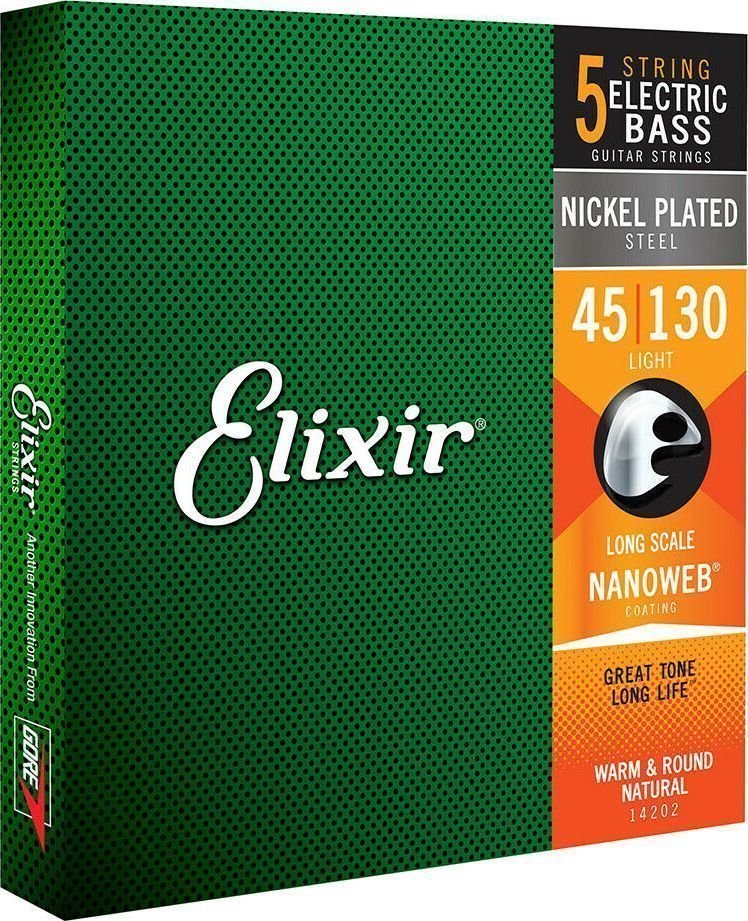 Elixir 14202 NanoWeb Light/Medium 45-130 Elixir