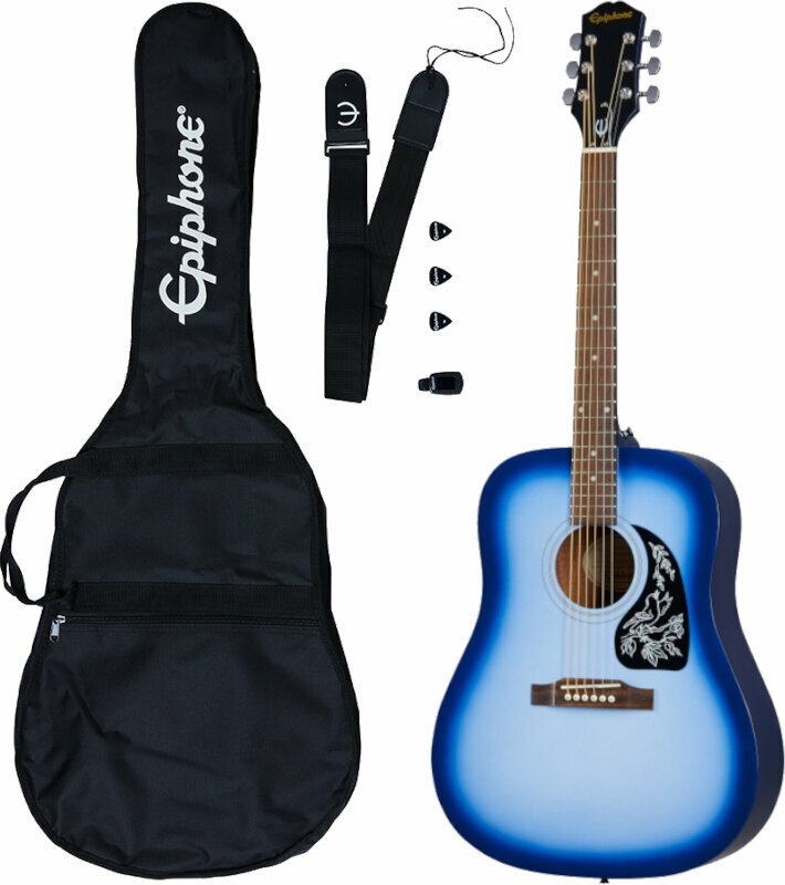 Epiphone Starling Acoustic Guitar Player Pack Starlight Blue Epiphone