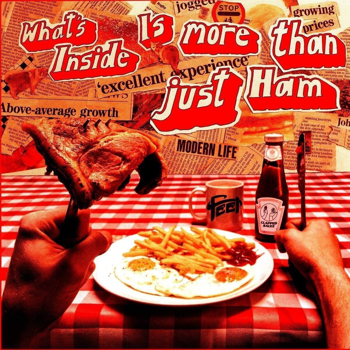 Feet - What's Inside Is More Than Just Ham (Black Coloured) (LP) Feet