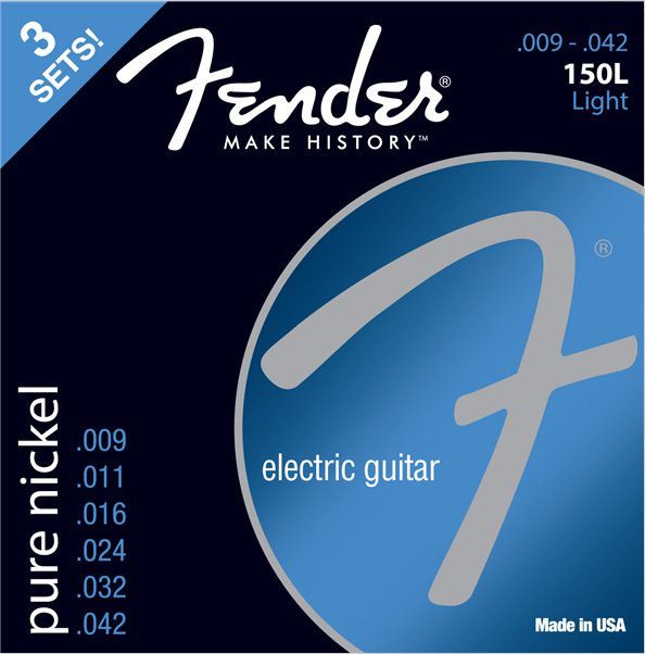 Fender 150L 9-42 3 Pack Fender