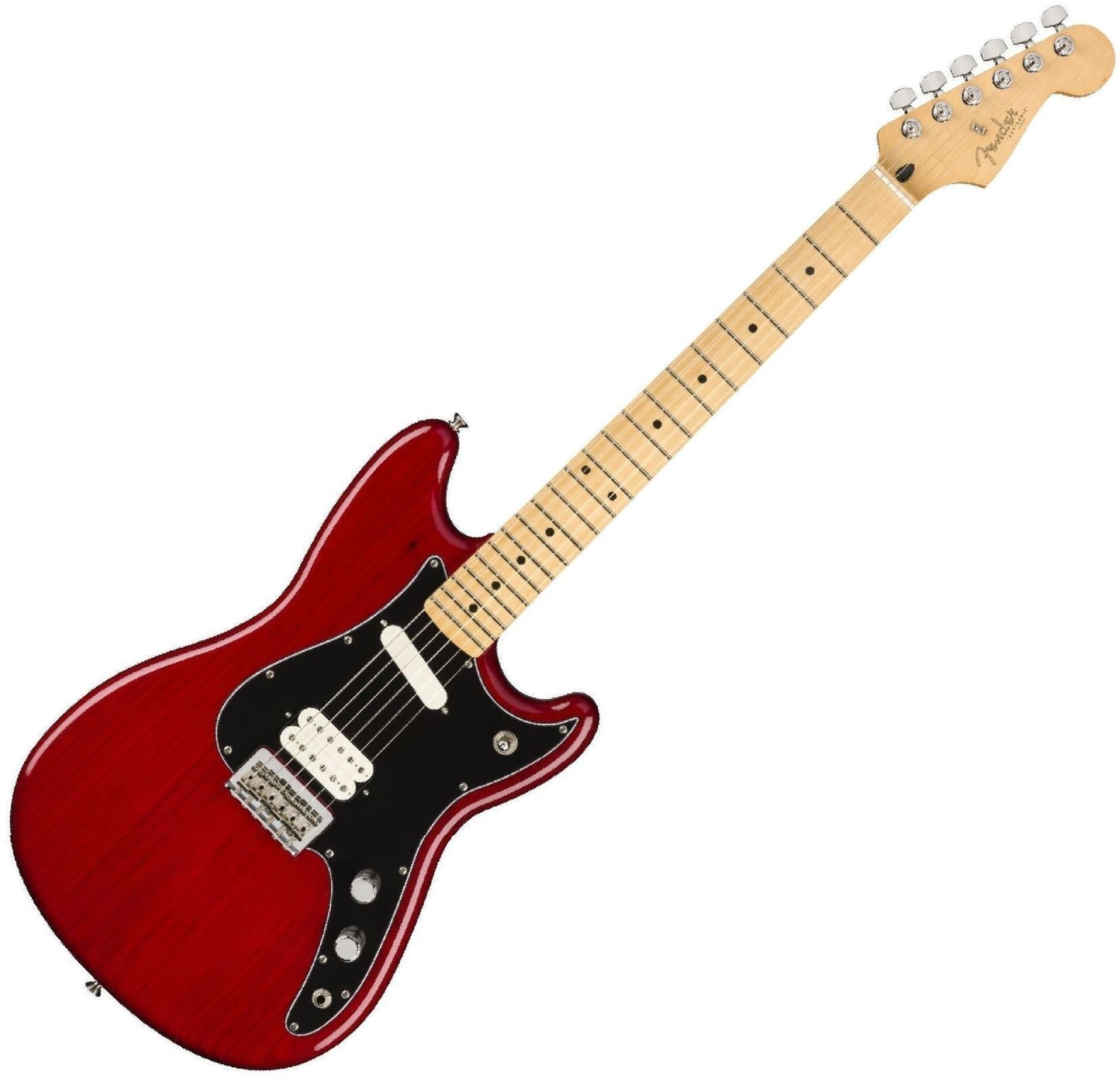 Fender Duo-Sonic HS MN Crimson Red Transparent Fender
