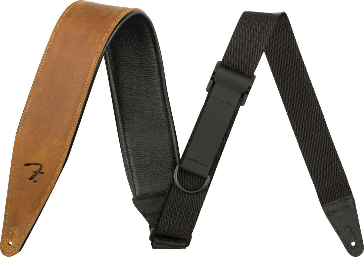 Fender Leather Strap Cognac Kytarový pás Cognac Fender