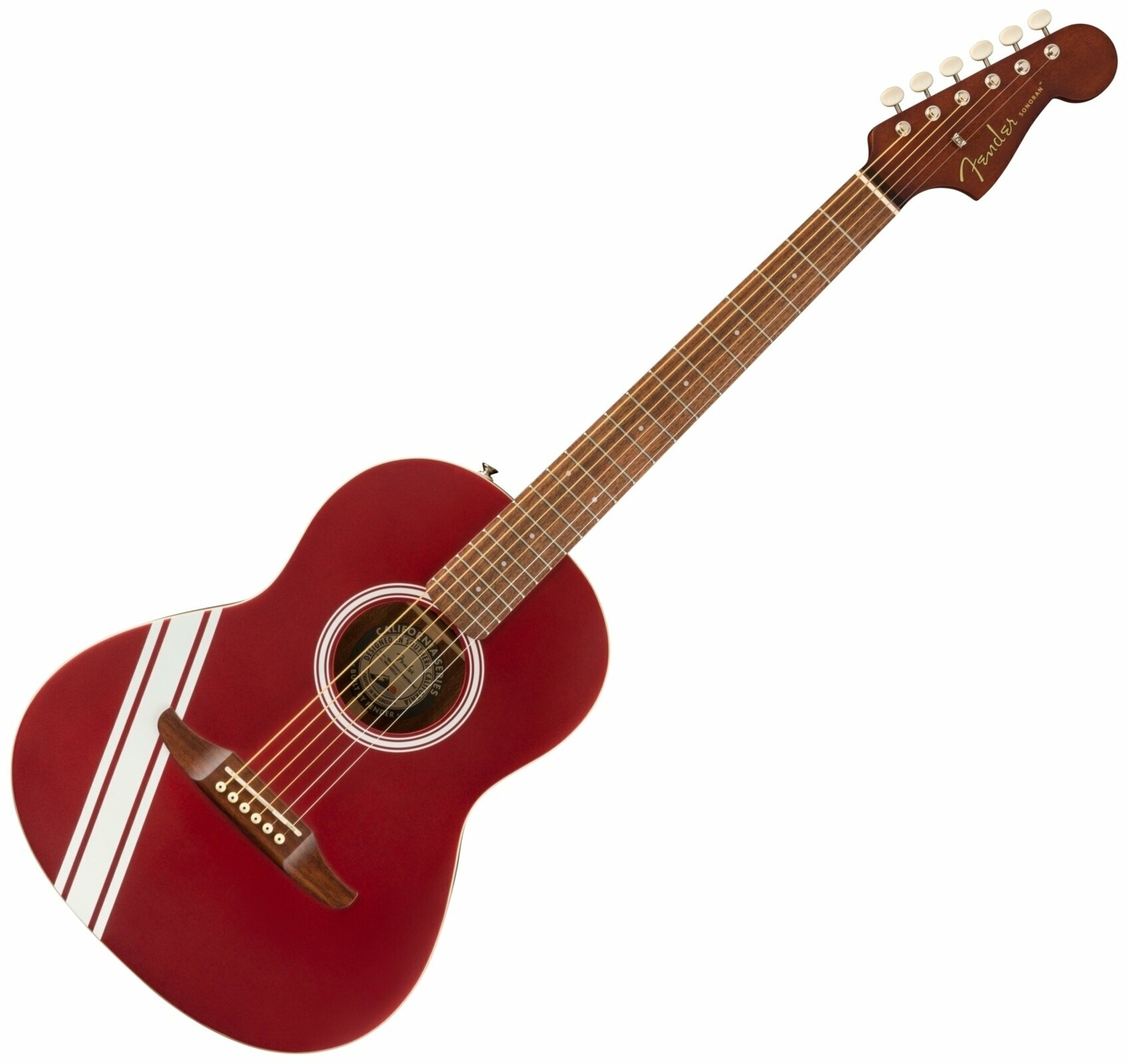 Fender Sonoran Mini Competition Stripe Candy Apple Red Fender
