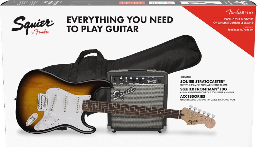 Fender Squier Stratocaster Pack IL Brown Sunburst Fender Squier