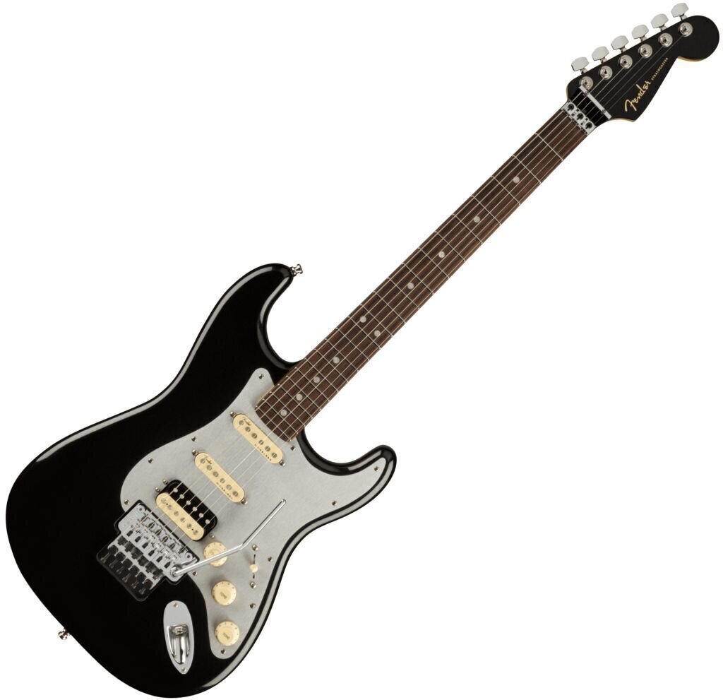 Fender Ultra Luxe Stratocaster FR HSS RW Mystic Black Fender