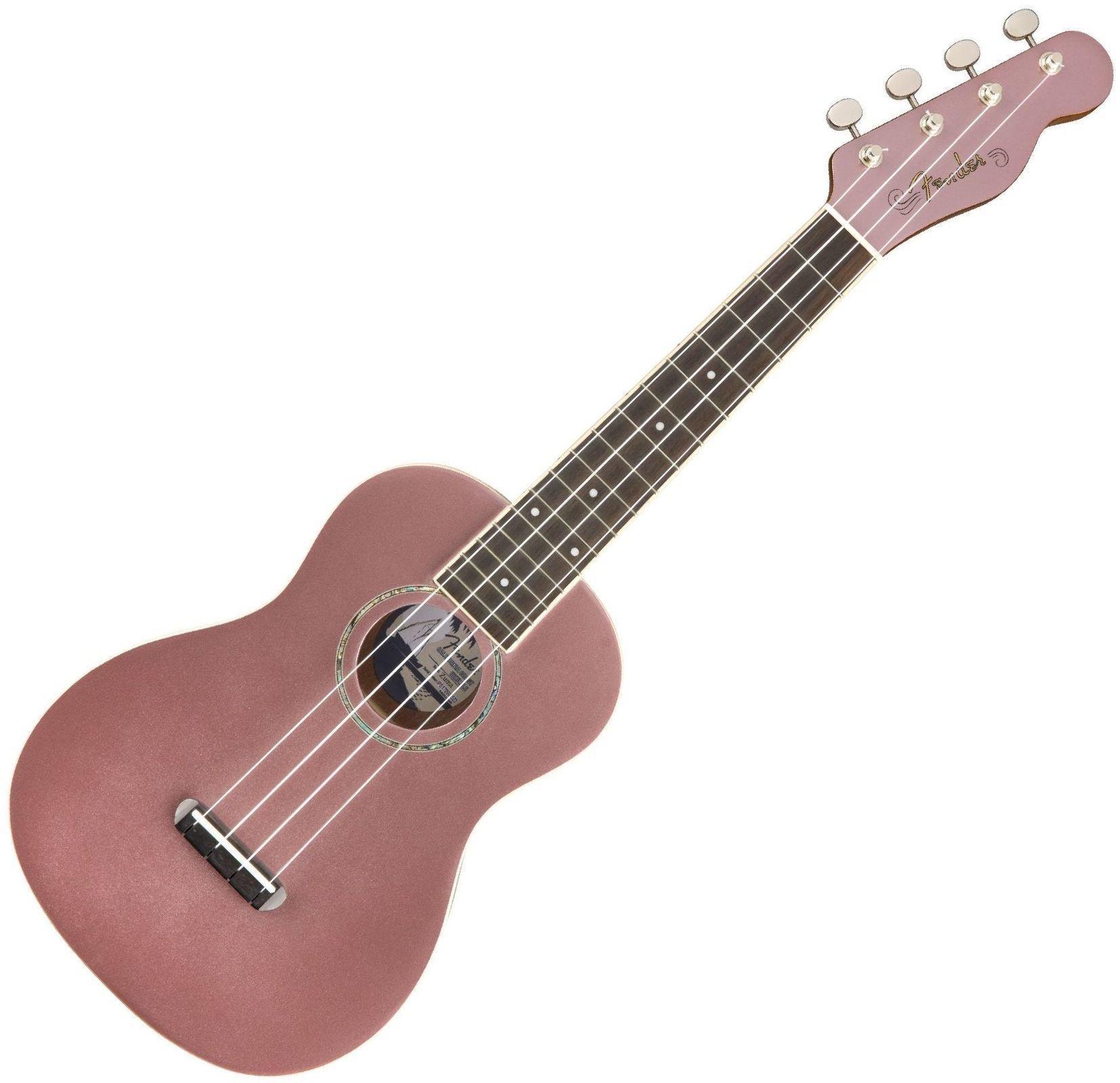 Fender Zuma Classic WN Koncertní ukulele Burgundy Mist Fender