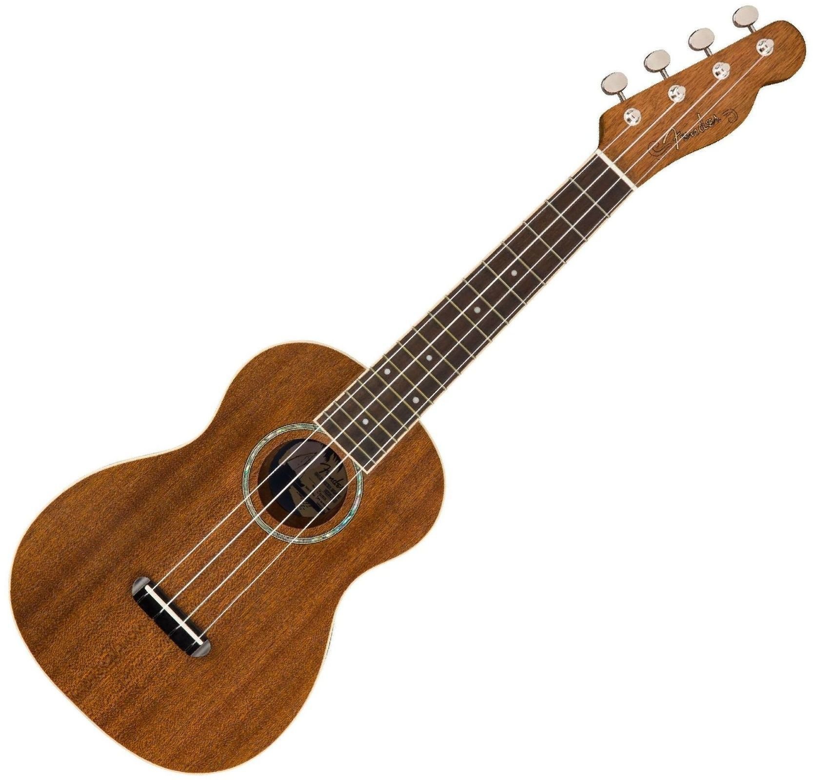 Fender Zuma WN Koncertní ukulele Natural Fender