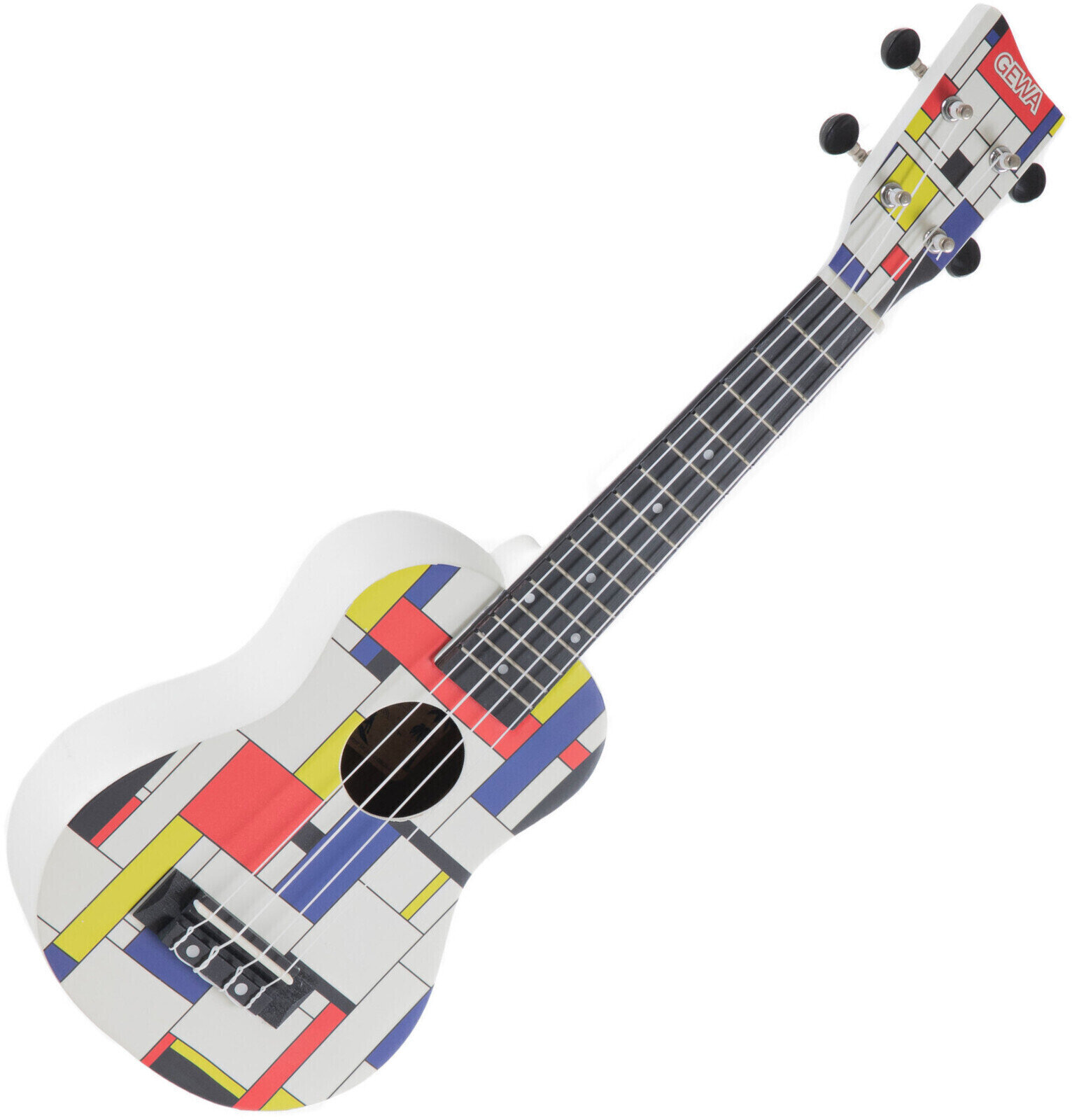 GEWA Manoa Sopránové ukulele Square White 1 GEWA