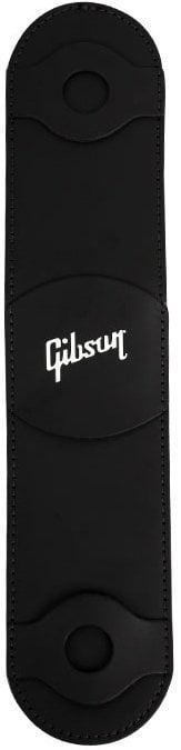 Gibson Leather Shoulder Pad Kytarový pás Černá Gibson