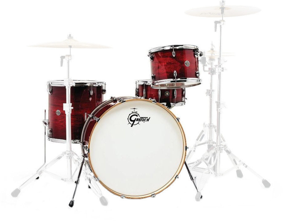 Gretsch Drums CT1-R444 Catalina Club Gloss-Crimson Burst Gretsch Drums