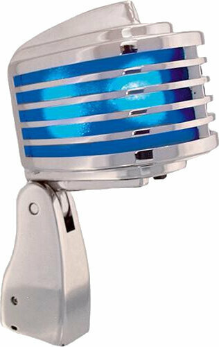 Heil Sound The Fin Chrome Body Blue LED Retro mikrofon Heil Sound
