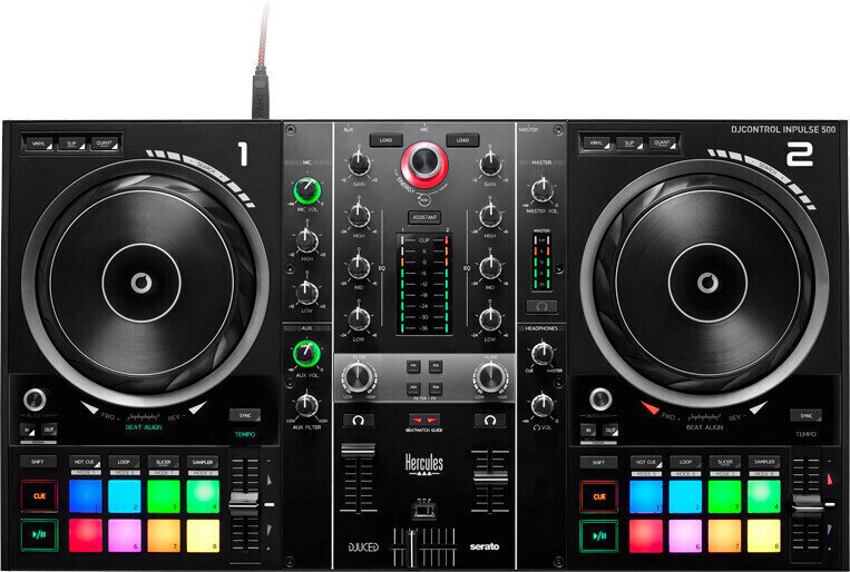 Hercules DJ DJControl Inpulse 500 DJ kontroler Hercules DJ