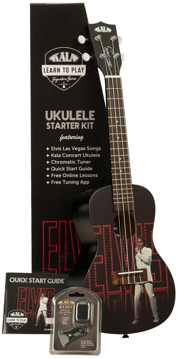 Kala Learn To Play Koncertní ukulele Elvis Viva Las Vegas Kala