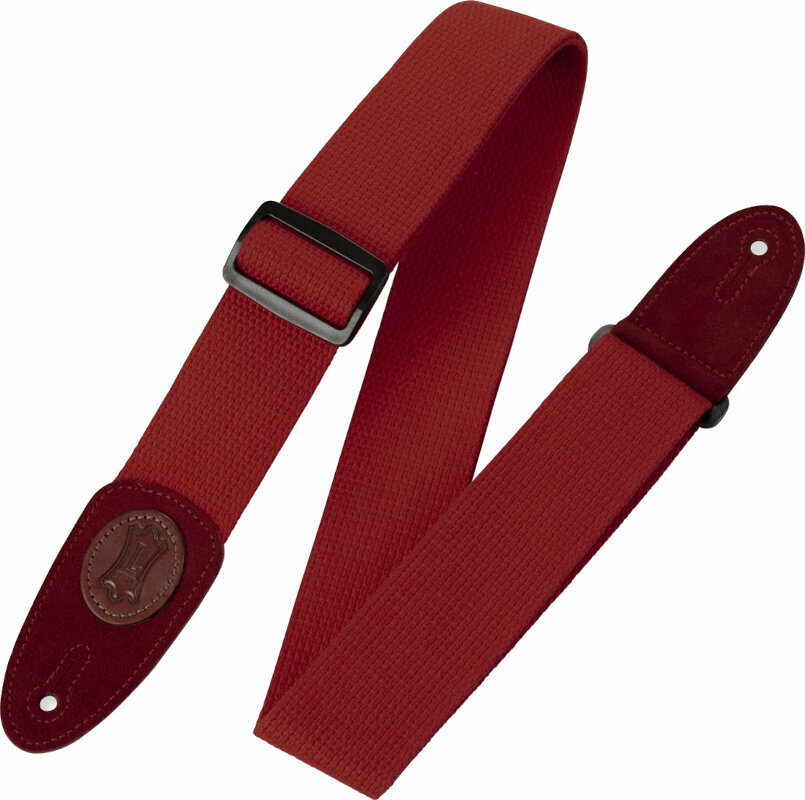 Levys MSSC8-RED Classics Series 2" Signature Series Cotton Guitar Strap Red Levys