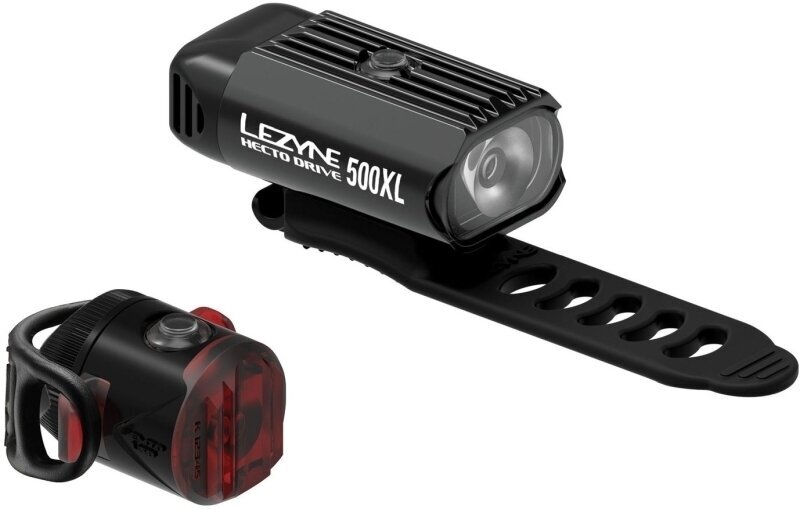 Lezyne Hecto Drive 500XL / Femto USB Pair Black Lezyne