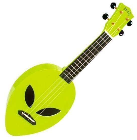 Mahalo Alien Sopránové ukulele Alien Neon Green Mahalo