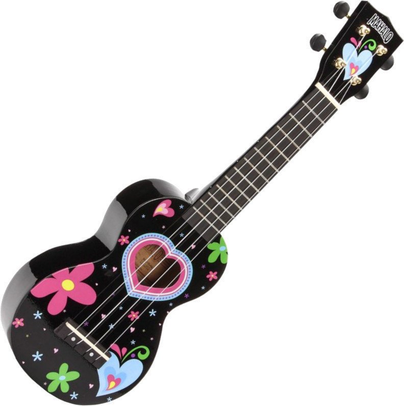 Mahalo Heart Sopránové ukulele Heart Black Mahalo