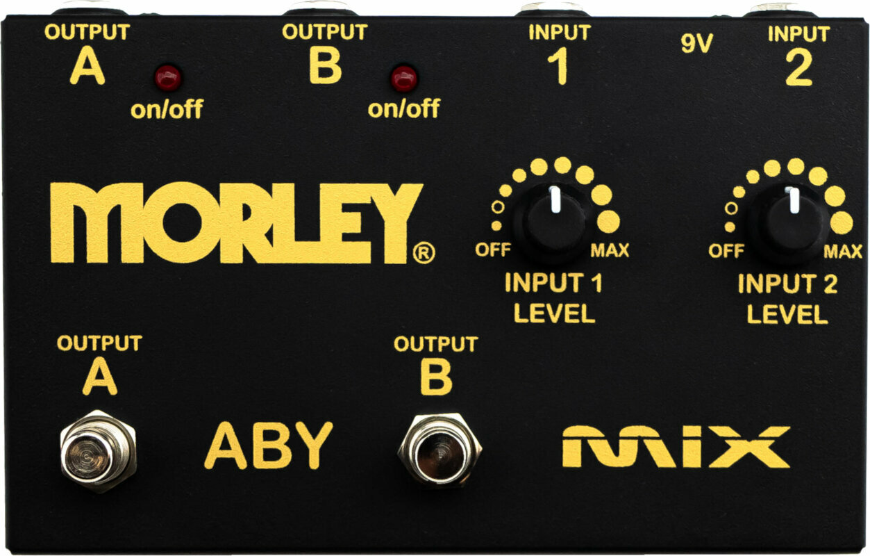 Morley ABY-MIX-G - Gold Series ABY Mix Nožní přepínač Morley