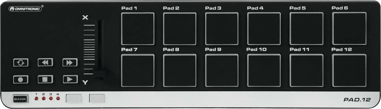 Omnitronic PAD-12 MIDI Controller Omnitronic