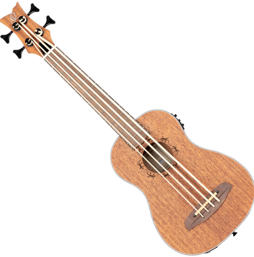 Ortega Lizzy LH Basové ukulele Natural Ortega