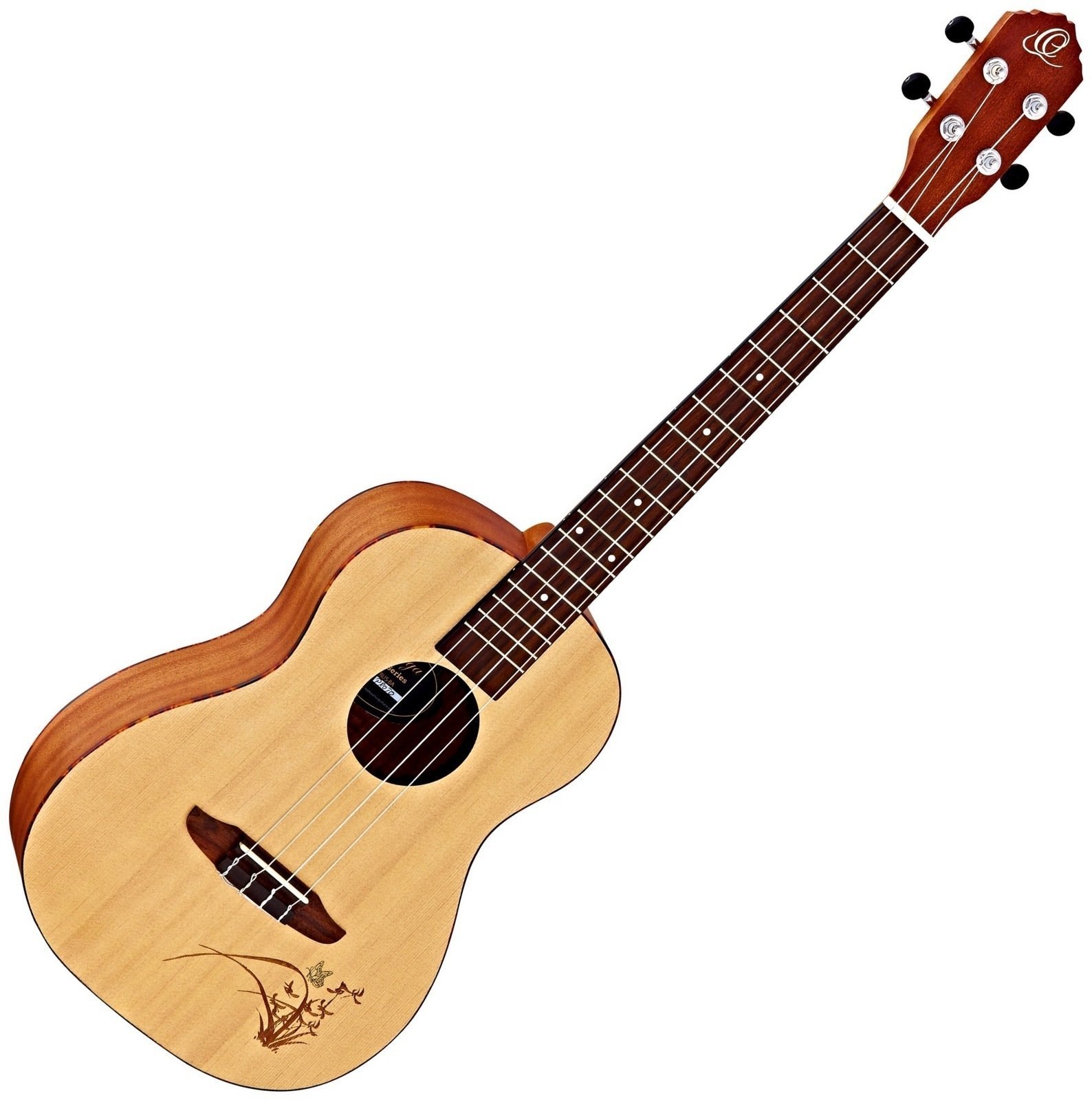 Ortega RU5-BA Barytonové ukulele Natural Ortega