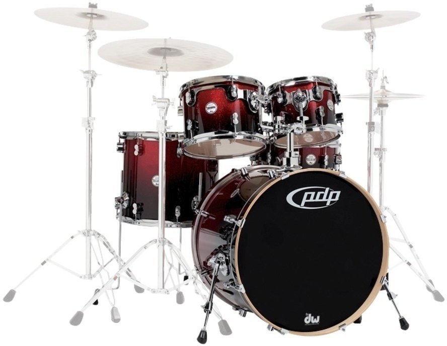 PDP by DW Concept Maple 22 Cherry Stain PDP by DW