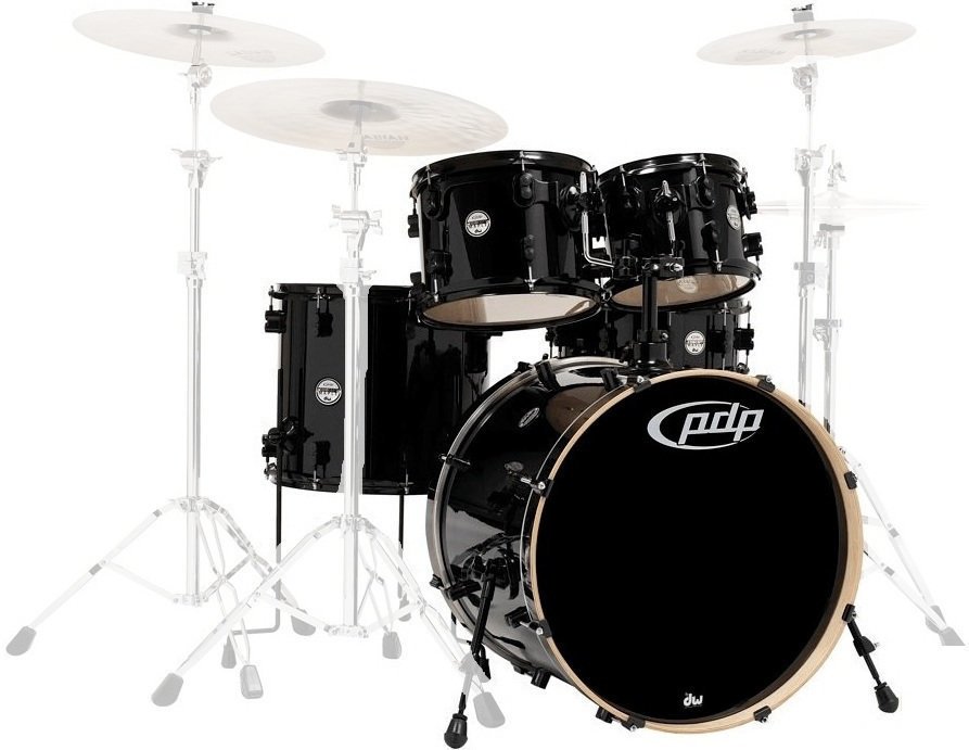 PDP by DW Concept Shell Pack 5 pcs 20" Pearlescent Black PDP by DW