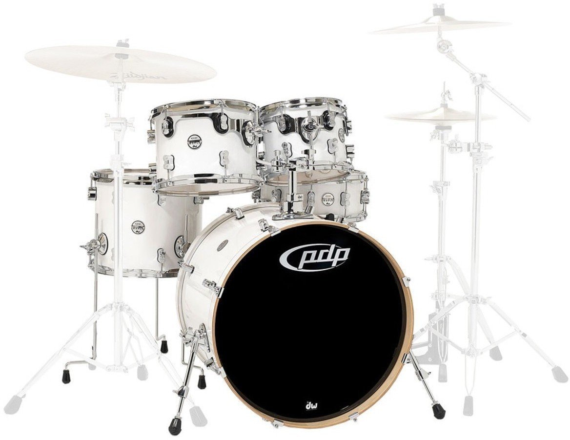PDP by DW Concept Shell Pack 5 pcs 20" Pearlescent White PDP by DW