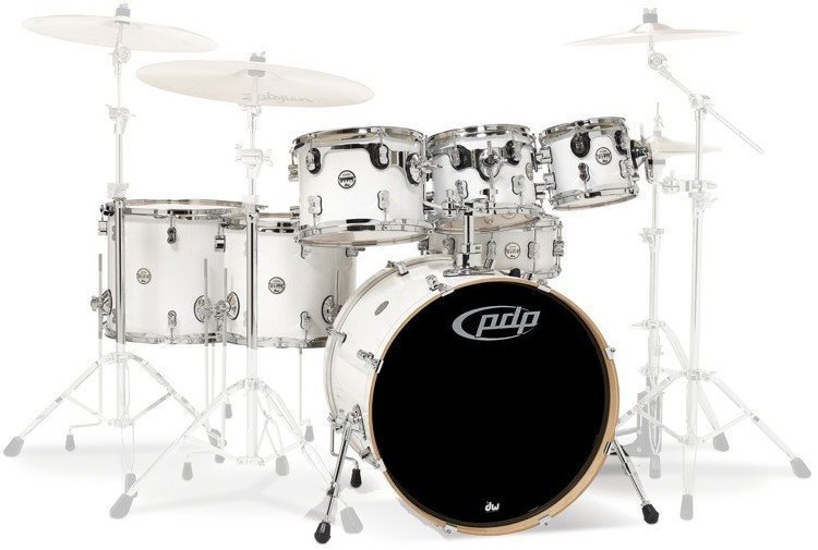 PDP by DW Concept Shell Pack 7 pcs 22" Pearlescent White PDP by DW
