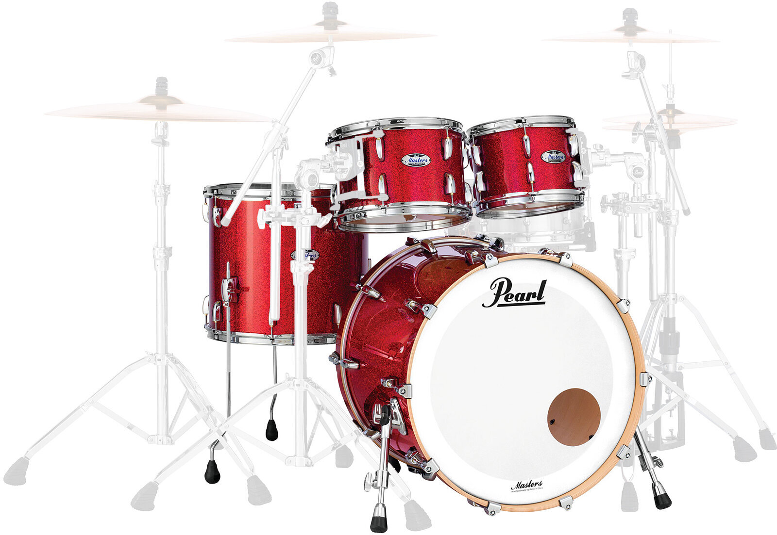 Pearl MCT904XEP-C319 Masters Complete Inferno Red Sparkle Pearl