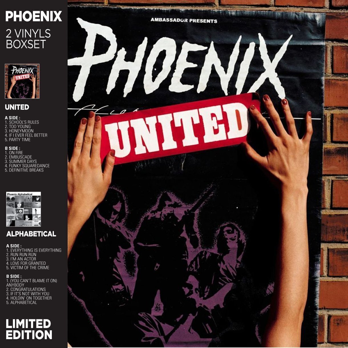 Phoenix - United / Alphabetical (2 LP) Phoenix