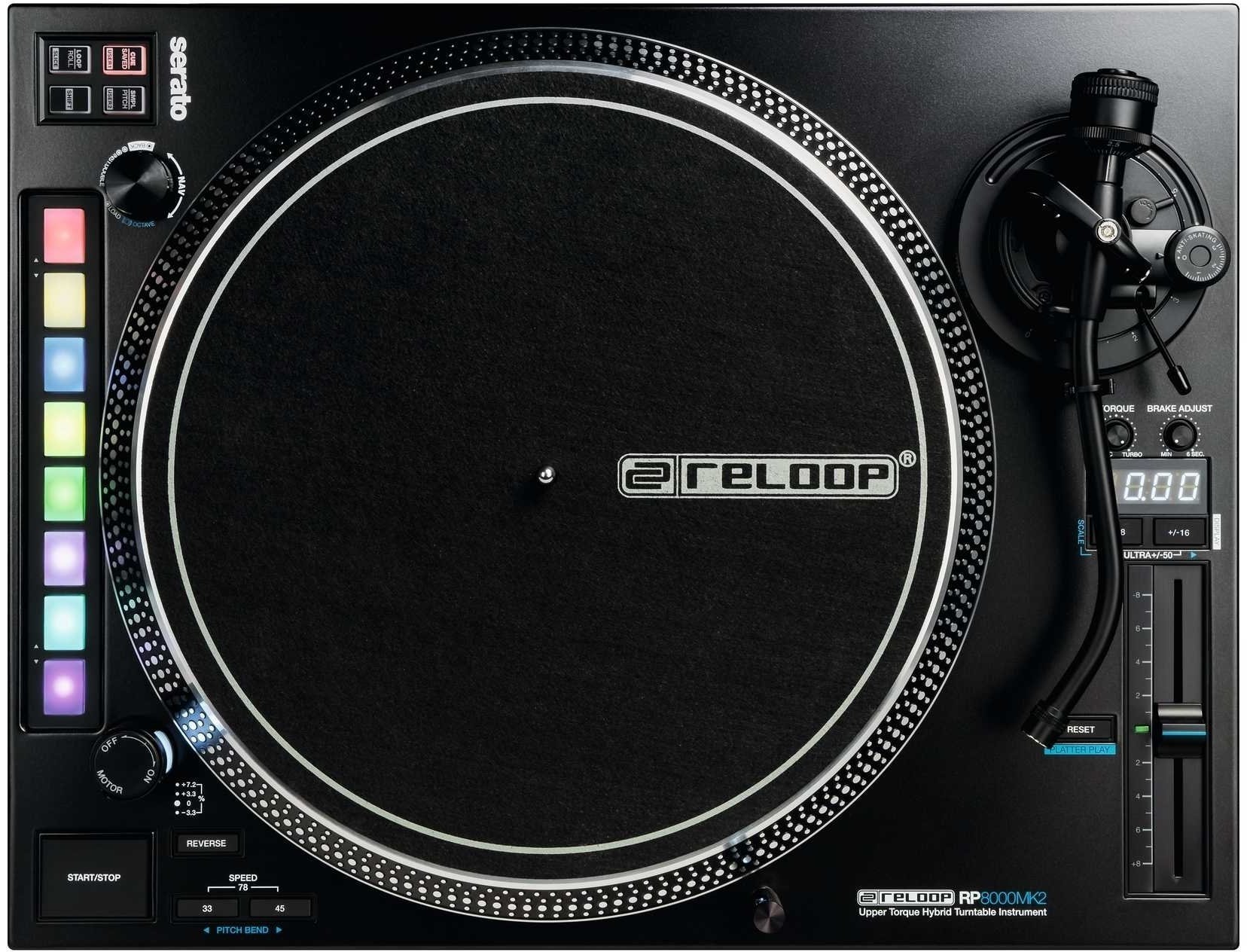 Reloop RP-8000 MK2 Černá DJ Gramofon Reloop