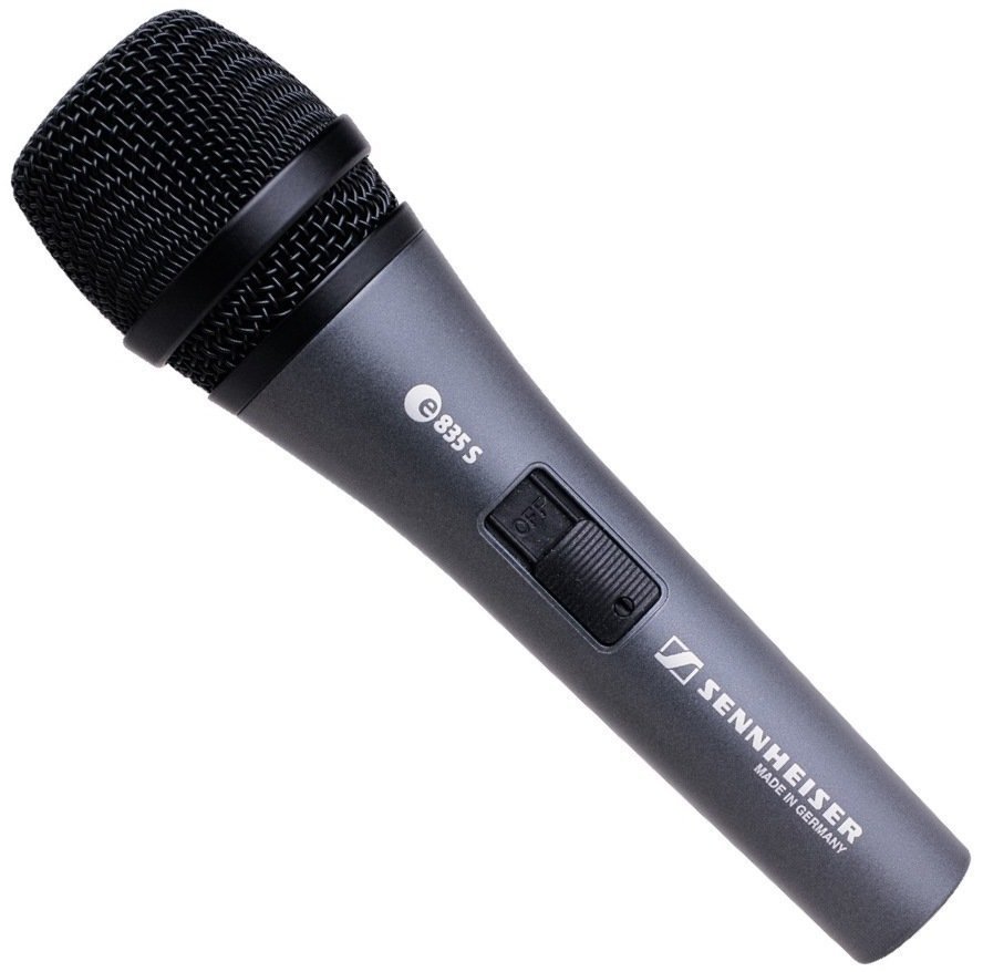 Sennheiser E 835-S Vokální dynamický mikrofon Sennheiser