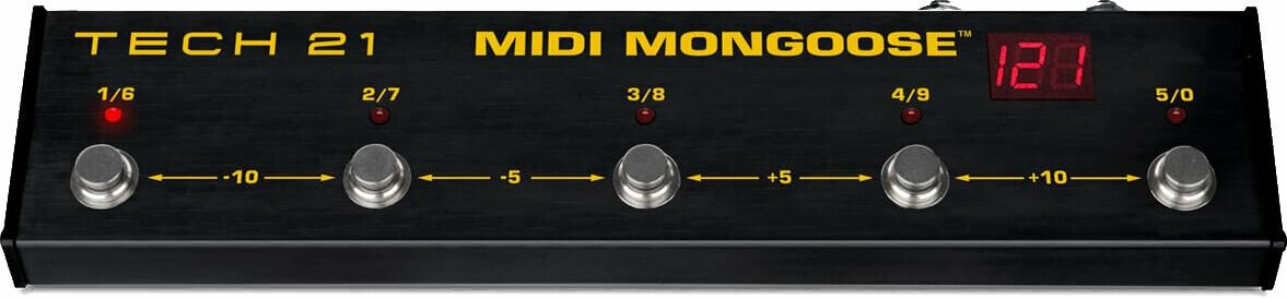 Tech 21 MIDI Mongoose Nožní přepínač Tech 21
