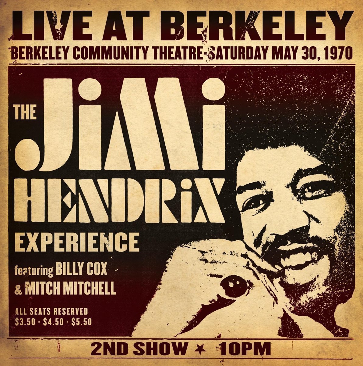 The Jimi Hendrix Experience Live At Berkeley (2 LP) The Jimi Hendrix Experience