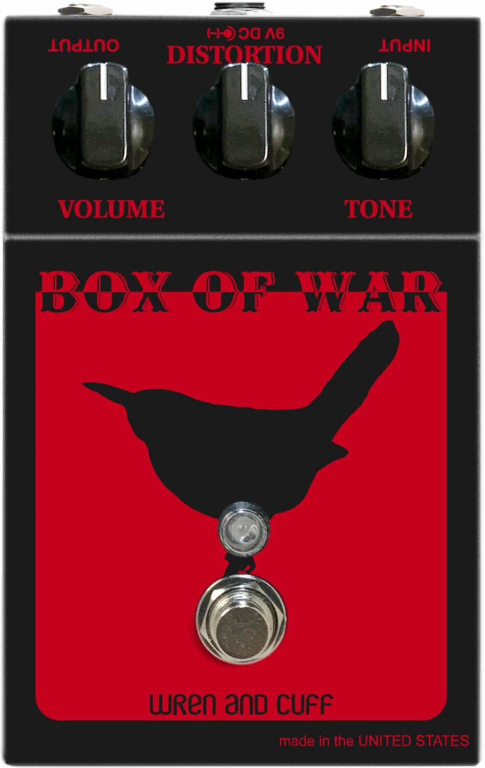 Wren and Cuff Box of War Reissue OG Black-Red Fuzz Wren and Cuff