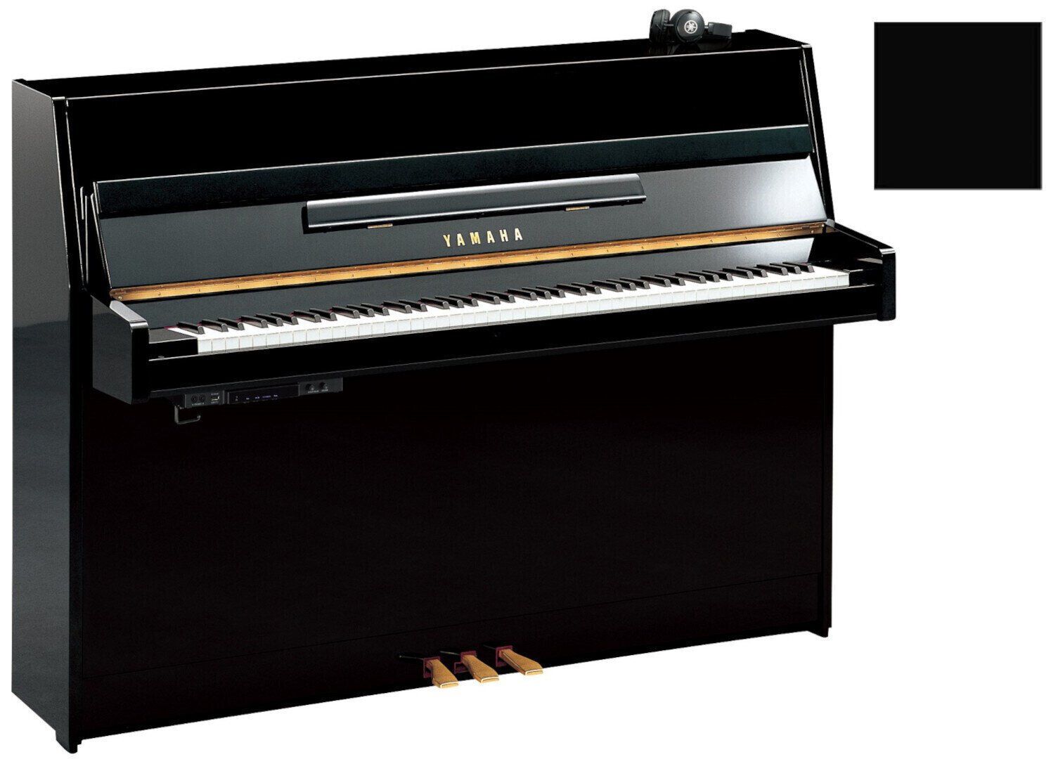Yamaha B1 SC2 Silent Piano Polished Ebony Yamaha