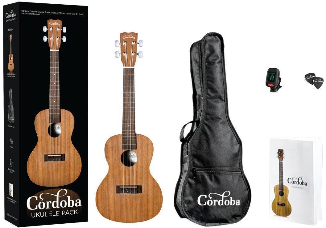 Cordoba UP100 Koncertní ukulele Natural Cordoba