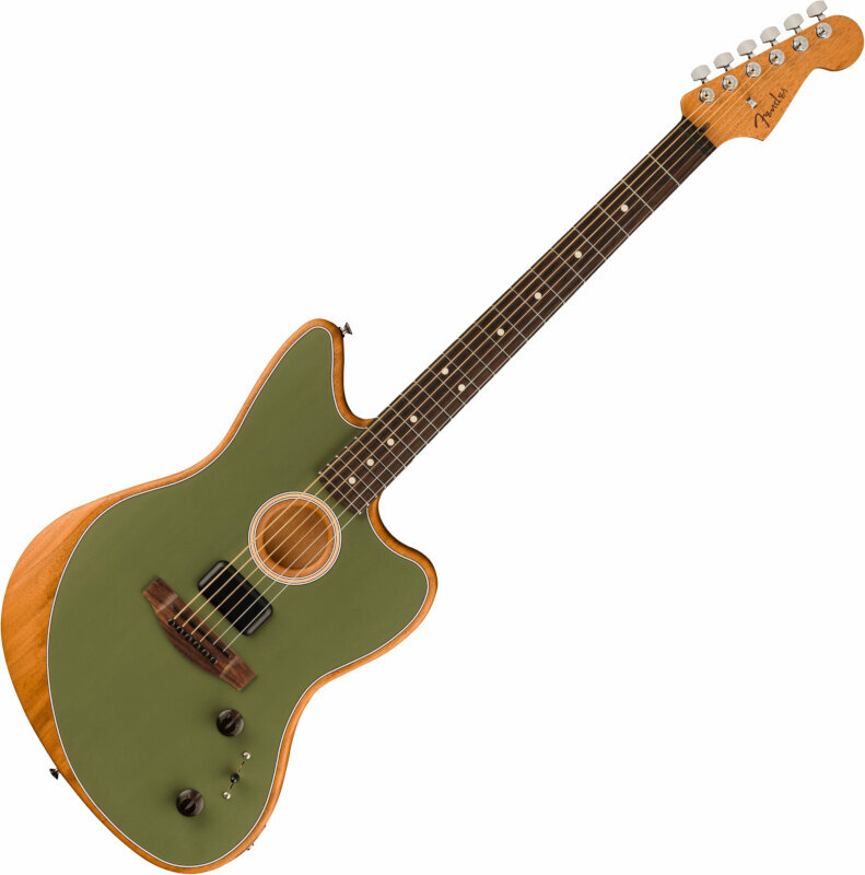 Fender Acoustasonic Player Jazzmaster Antique Olive Fender