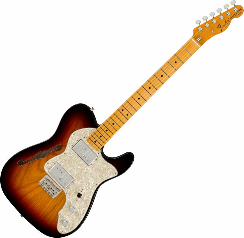 Fender American Vintage II 1972 Telecaster Thinline MN 3-Color Sunburst Fender
