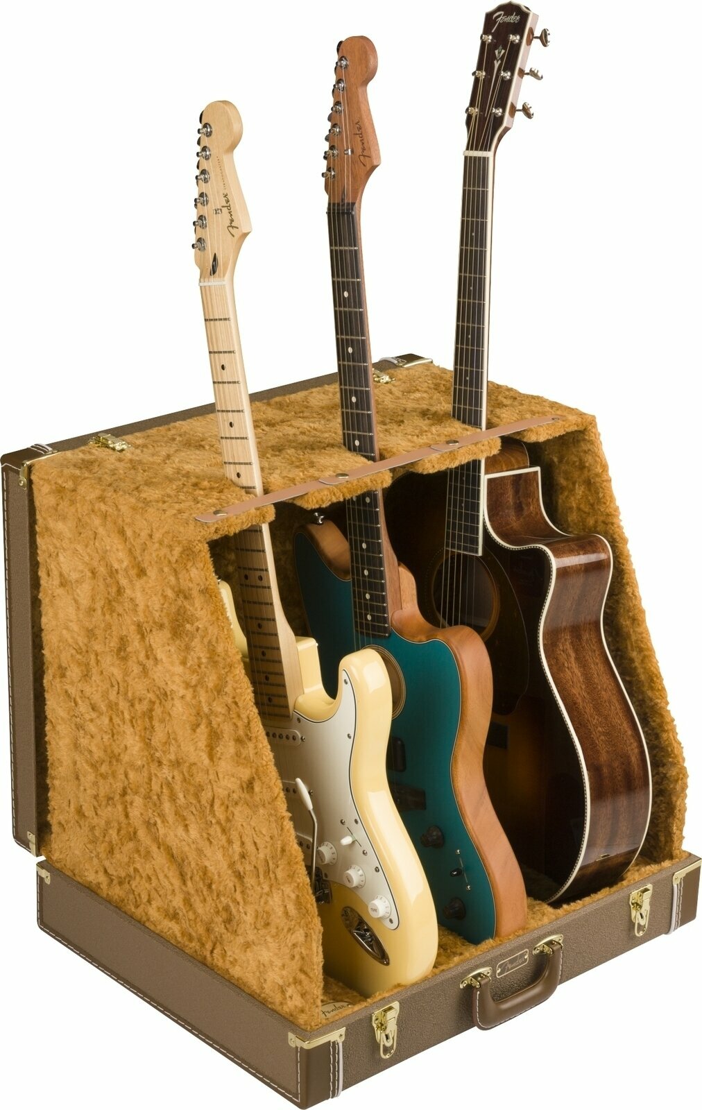 Fender Classic Series Case Stand 3 Brown Stojan pro více kytar Fender