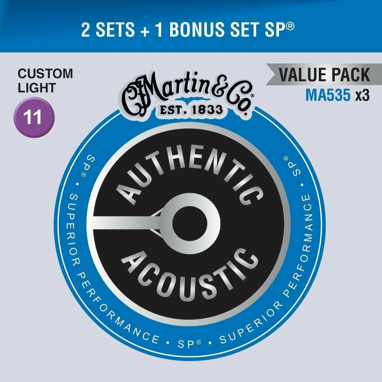 Martin MA535 Authentic Acoustic x3 Martin